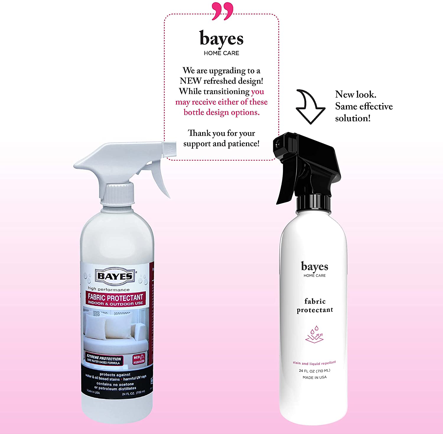 Bayes High-Performance Fabric Protectant Spray - 24 oz