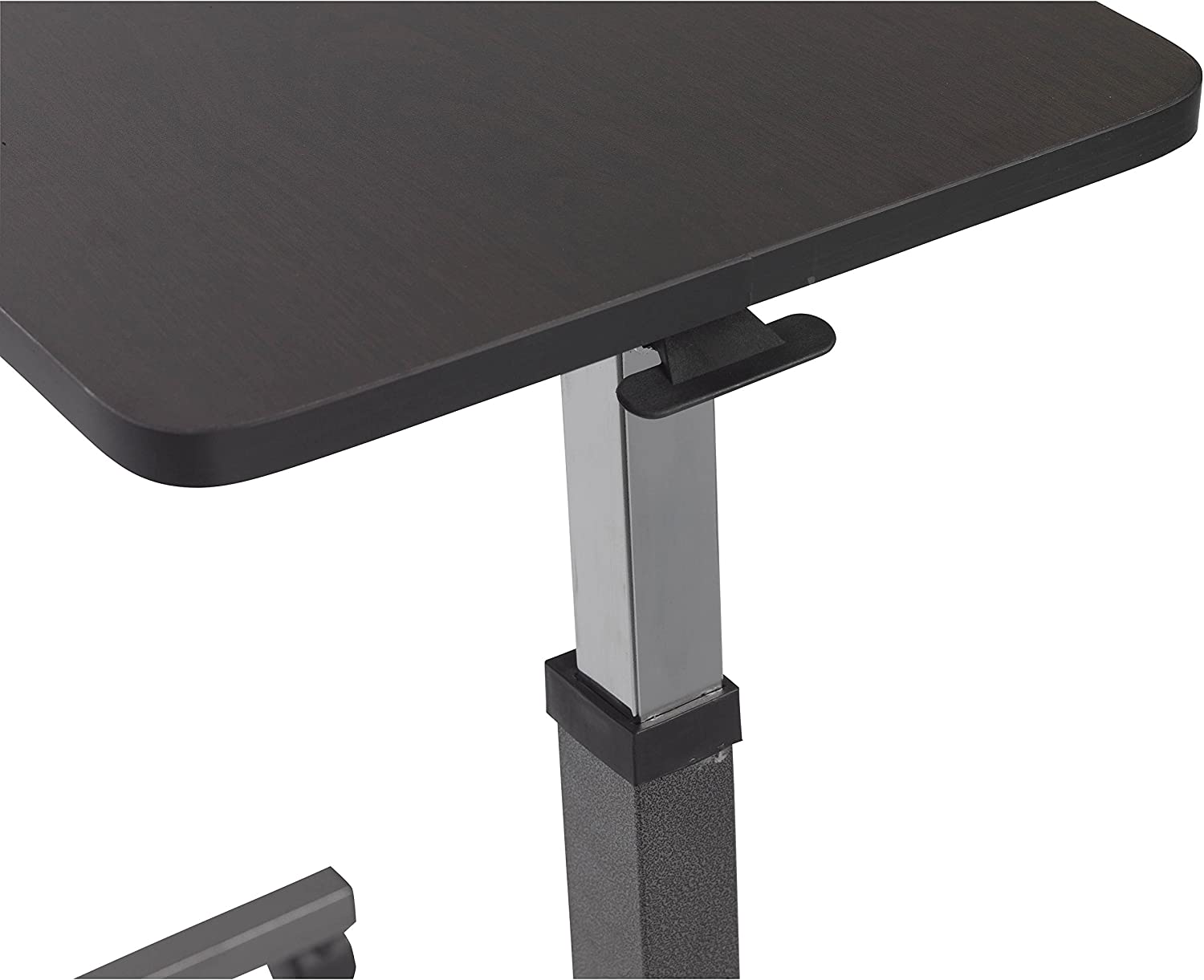 Drive Medical 13067 Non Tilt Top Overbed Table. Silver Vein