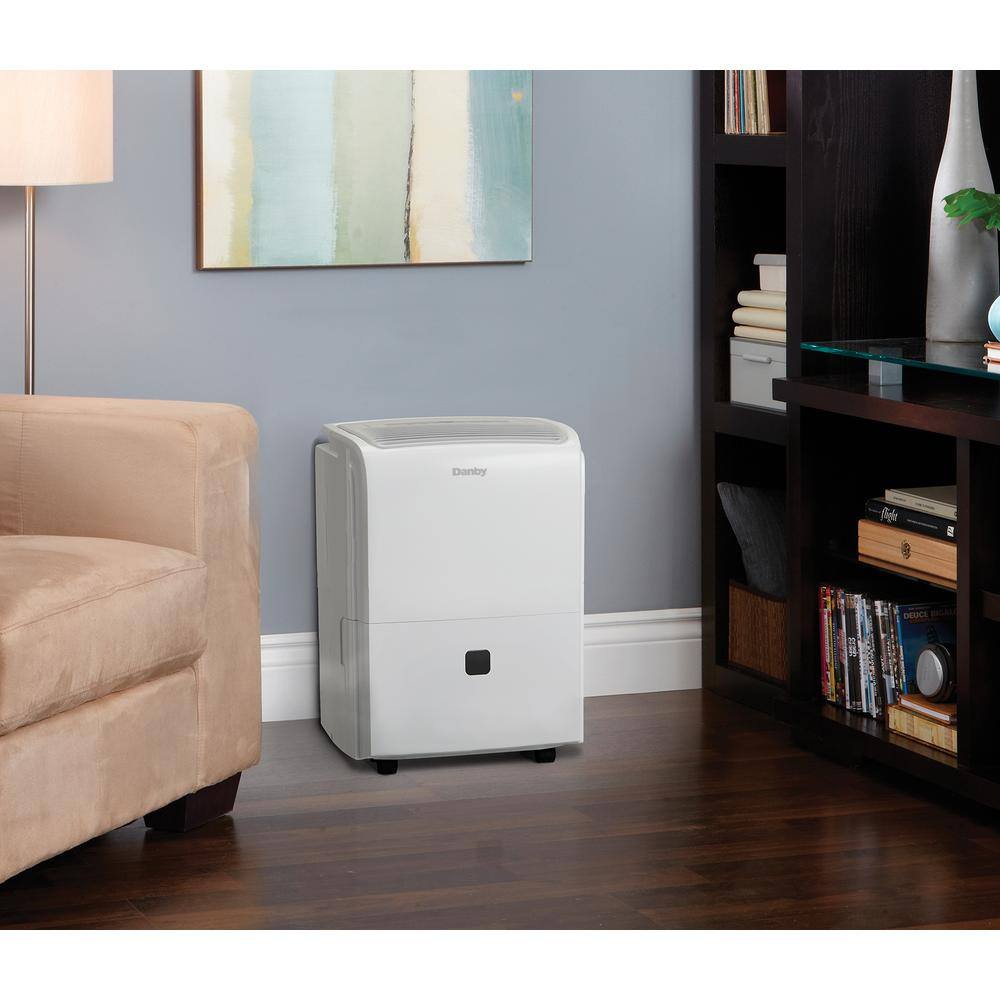 Danby DDR040EBWDB ENERGY STAR 40-Pint Dehumidifier in White
