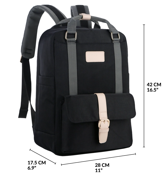 Nordace Eclat – Light & Durable Backpack. Travel Backpacks. Black