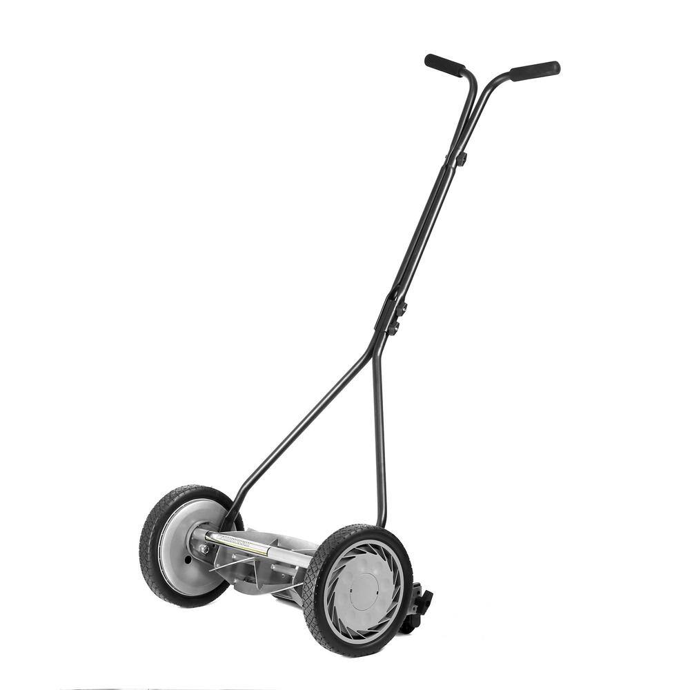 American Lawn Mower Company 1415-16-21 16 in. 5-Blade Manual Walk Behind Reel Lawn Mower
