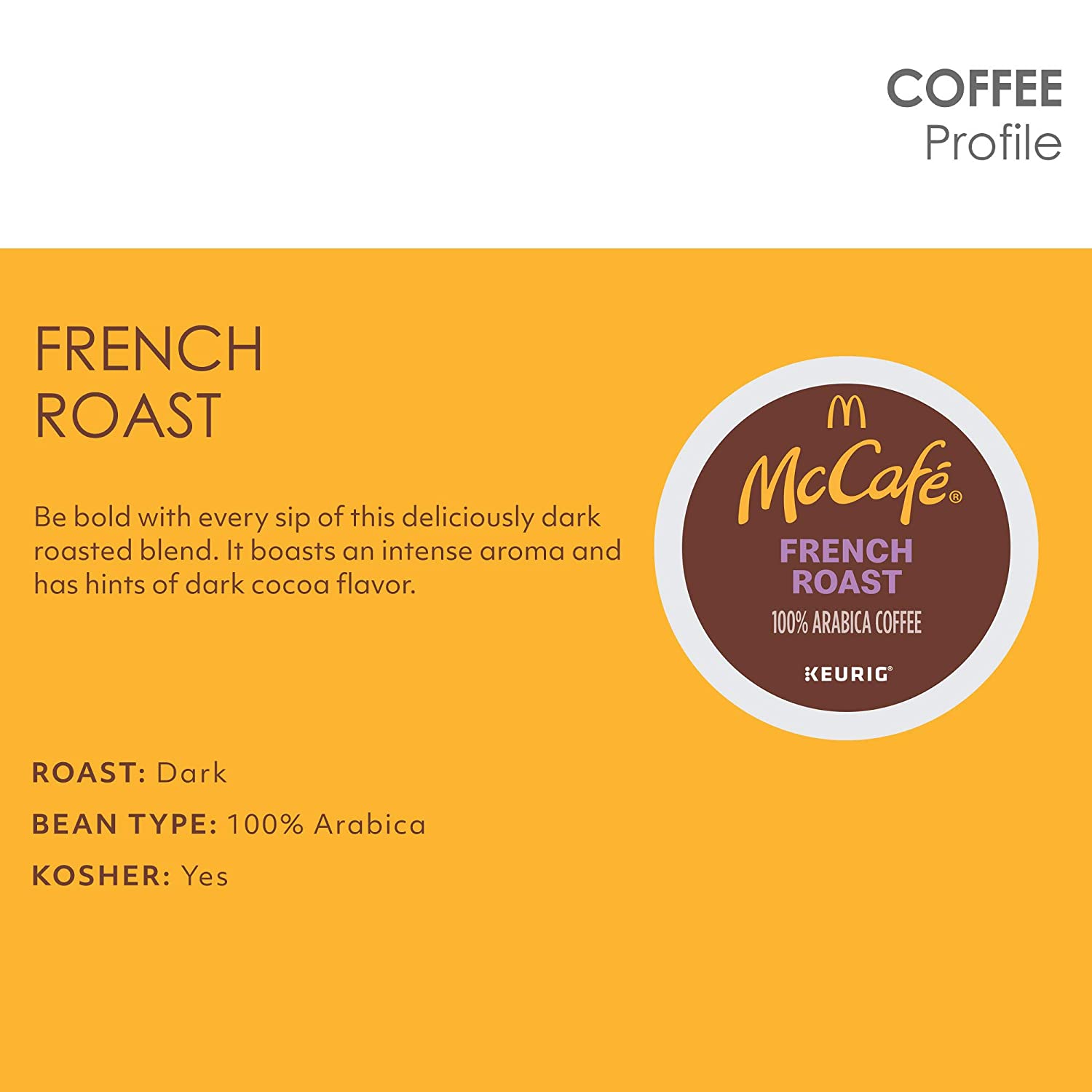 McCafe French Roast K-Cup Coffee Pods (84 Pods)