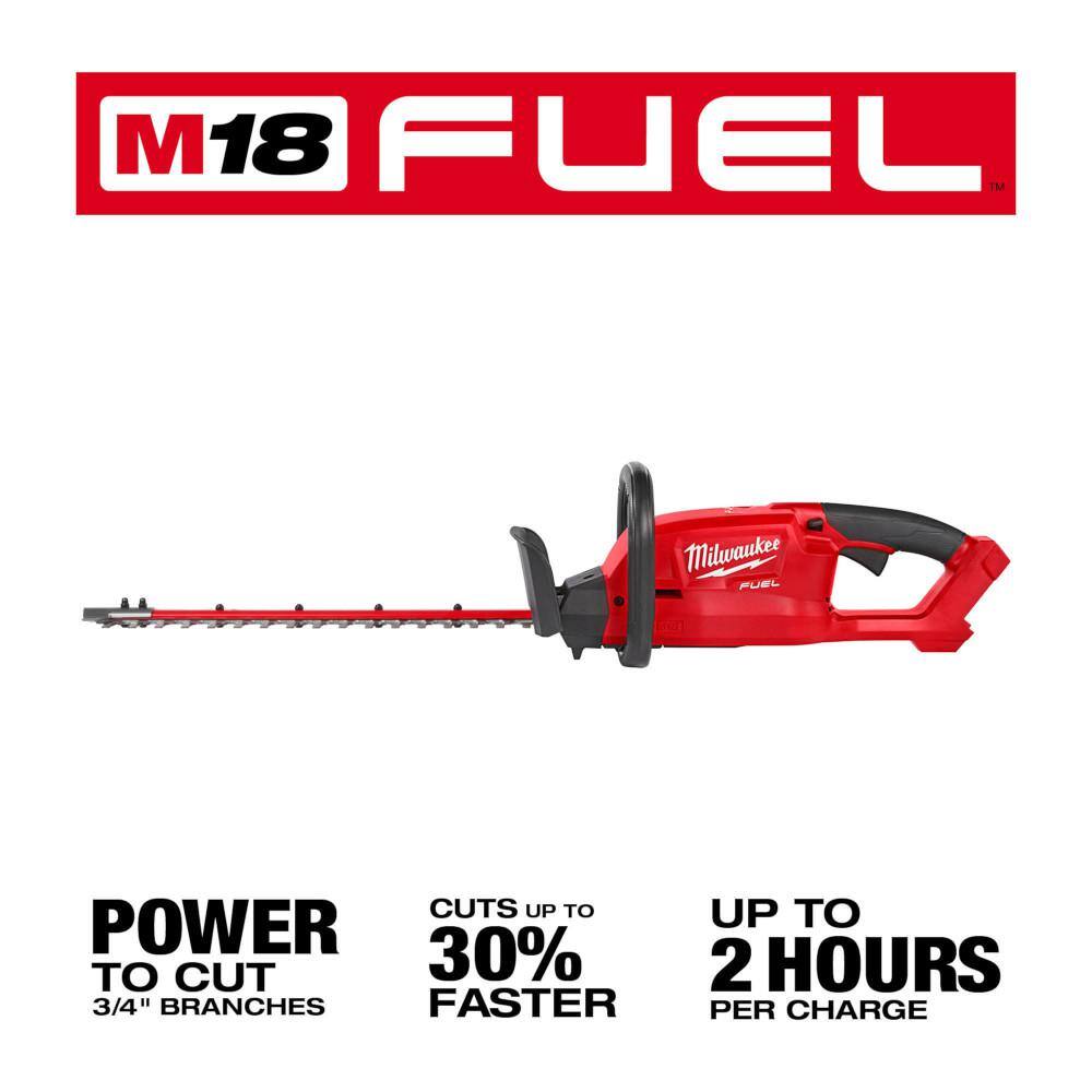 Milwaukee  M18 FUEL 18 in. 18V Lithium-Ion Brushless Cordless Hedge Trimmer (Tool-Only)