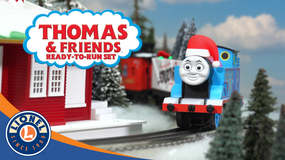 Lionel Thomas & Friends Christmas O Gauge Model Train Set with Remote and Bluetooth Capability