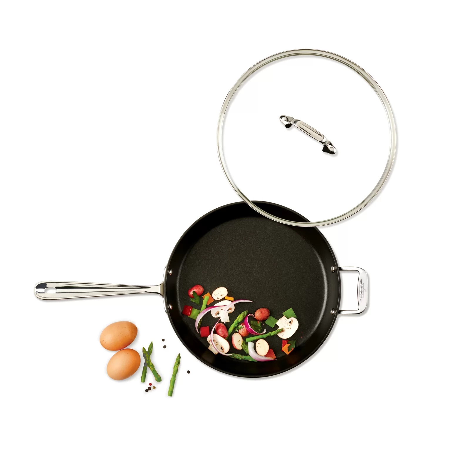 All-Clad Ha1™ 12″ Non-Stick Frying Pan with Lid