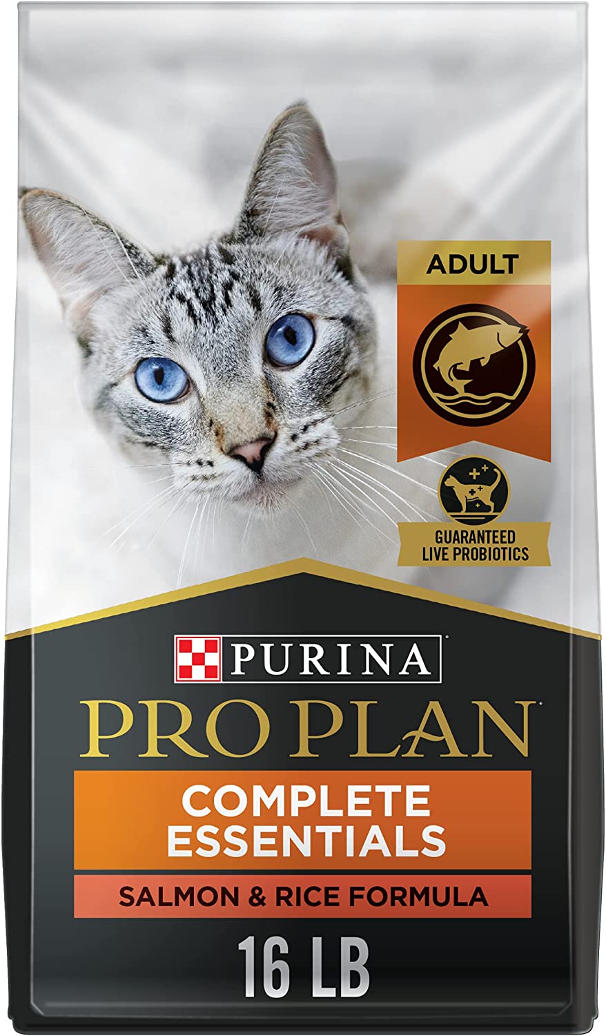 Purina Pro Plan SAVOR Adult Dry Cat Food With Probiotics. Salmon & Rice Formula 16 lb. Bag