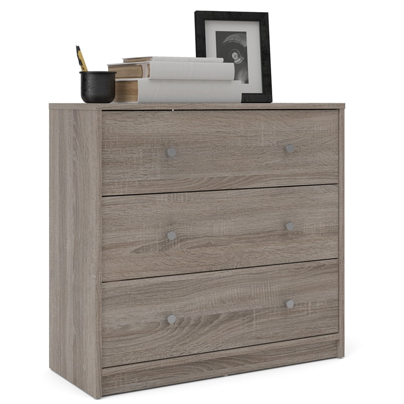 Tvilum Studio 3 Drawer Chest. Truffle Oak