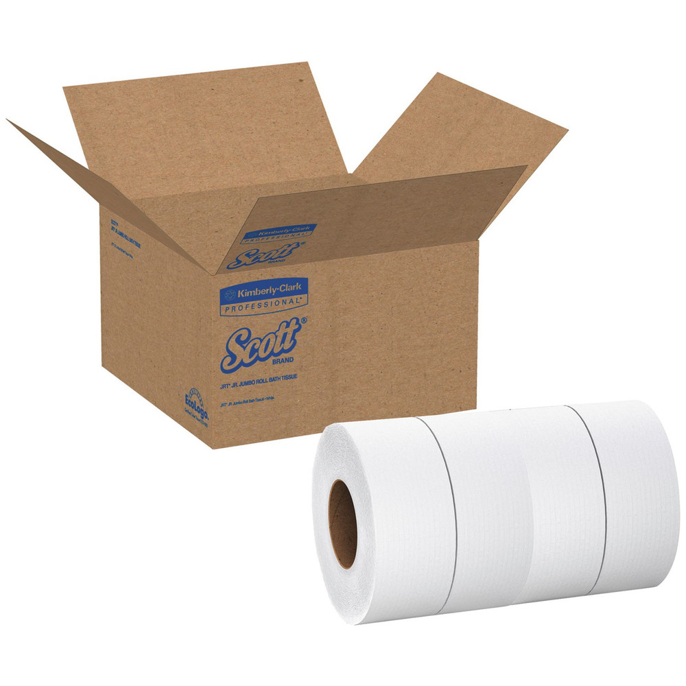Scott 3148 1000 ft. JRT Jumbo Roll 2-Ply Bathroom Tissue - White (4 Rolls/Carton)
