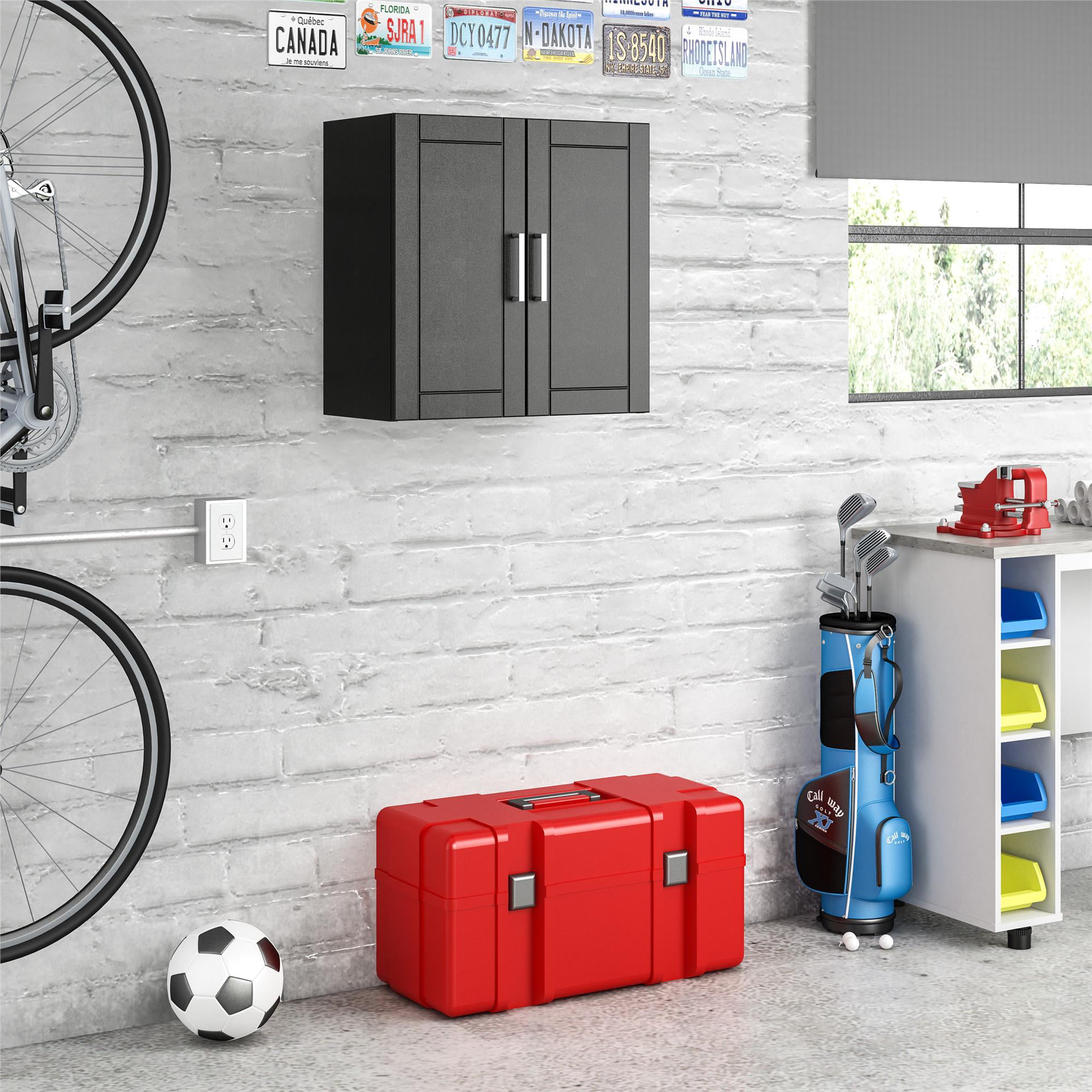 Systembuild Evolution Callahan 24″ Wall Cabinet. Black