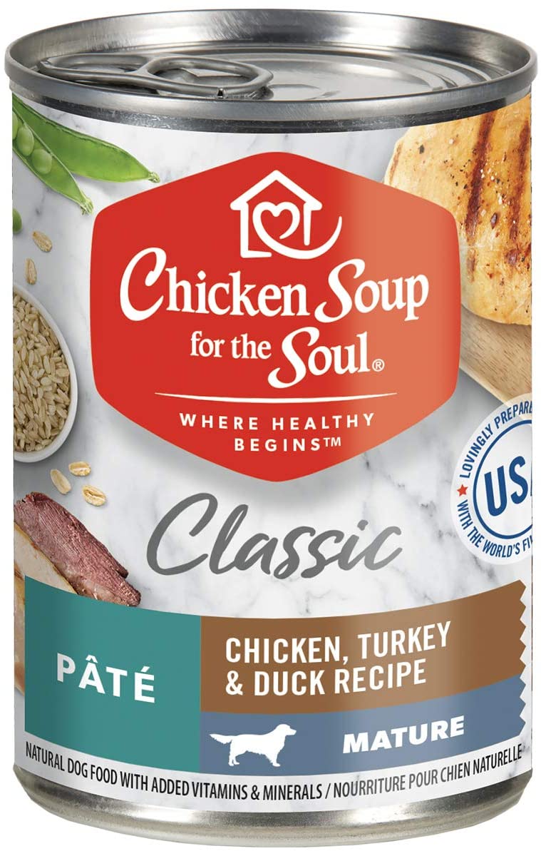 Chicken Soup for The Soul Pet Food - Classic Wet Dog FoodSoy Free. Corn Free. Wheat Free | Dry Dog Food Made with Real Ingredients No Artificial Flavors or Preservatives
