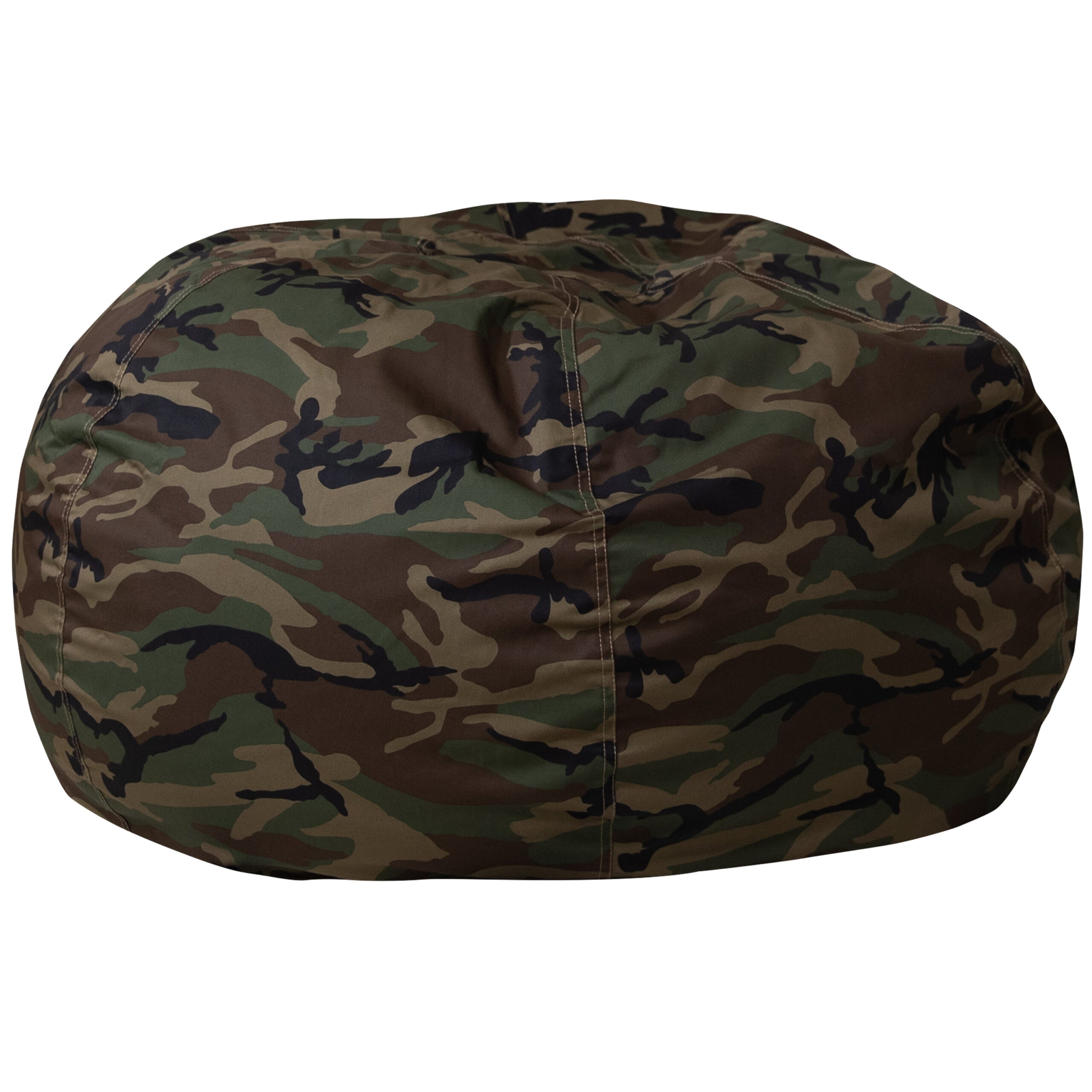 Flash Furniture Oversized Camouflage Refillable Bean Bag Chair for All Ages