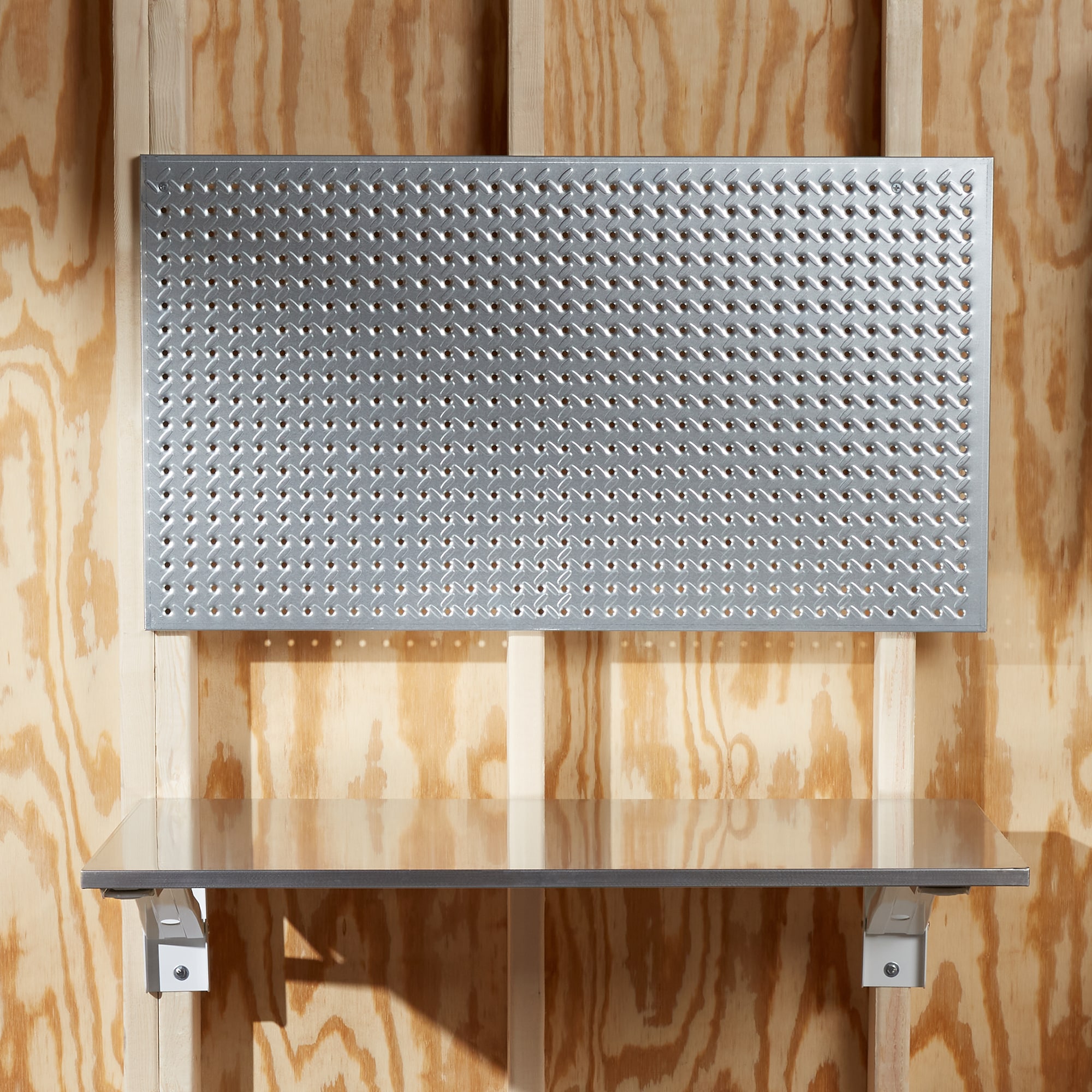 Sparrow Peak 36-in W x 20-in H Stainless Steel Adjustable Height Work Bench