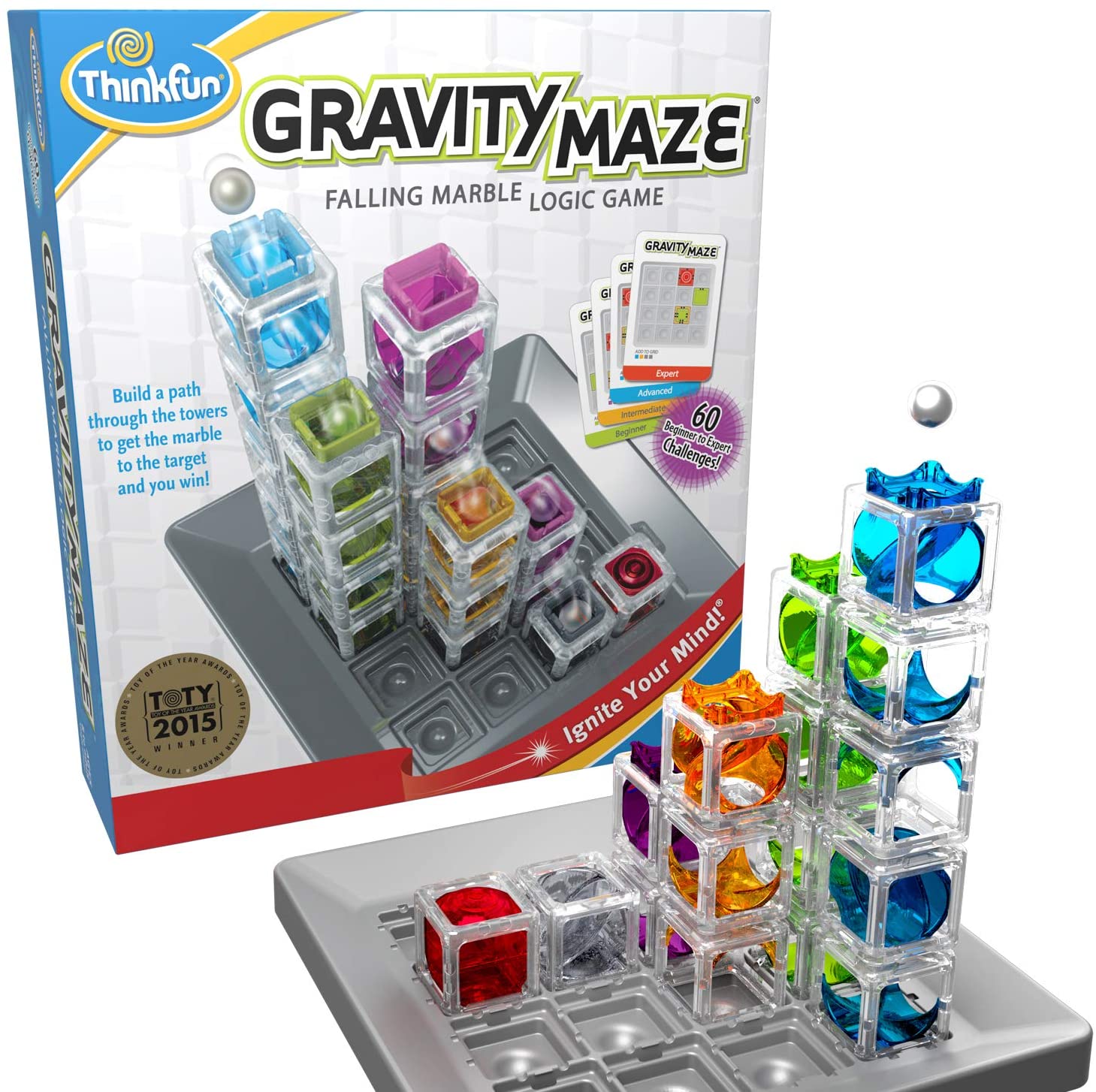 ThinkFun Gravity Maze Marble Run Brain Game and Stem Toy