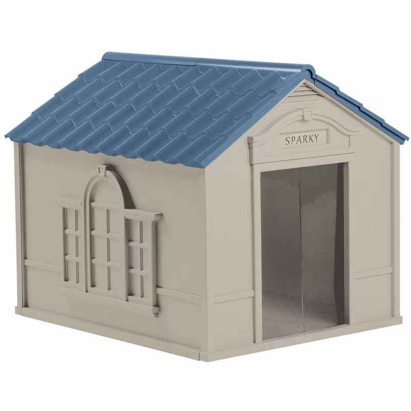 Suncast DH350 33 in. W x 38.5 in. D x 32 in. H Dog House