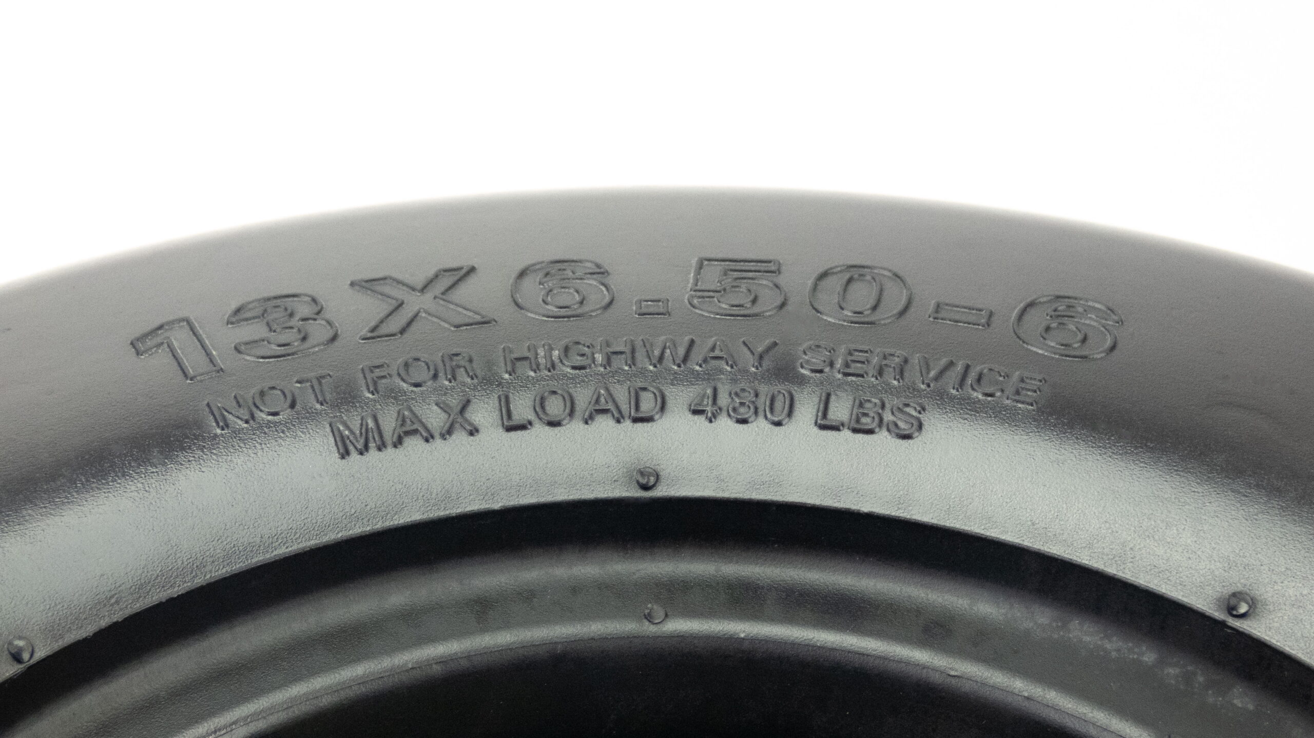 (2)Hustler Flat Free Wheel Assemblies 13×6.50-6 fits X One Super Z 604898 789537