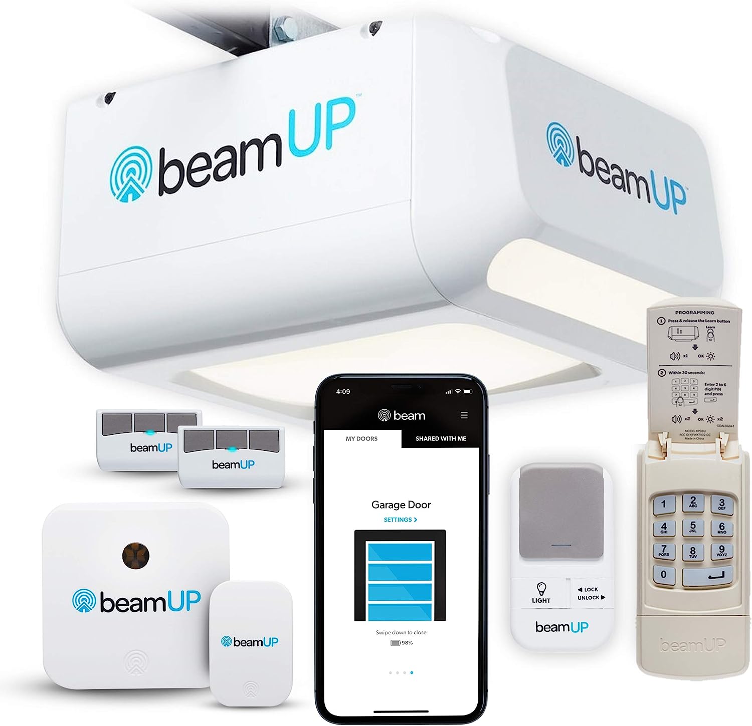 beamUP 1.25-HP beamUP Centurion Drive Garage Door Opener