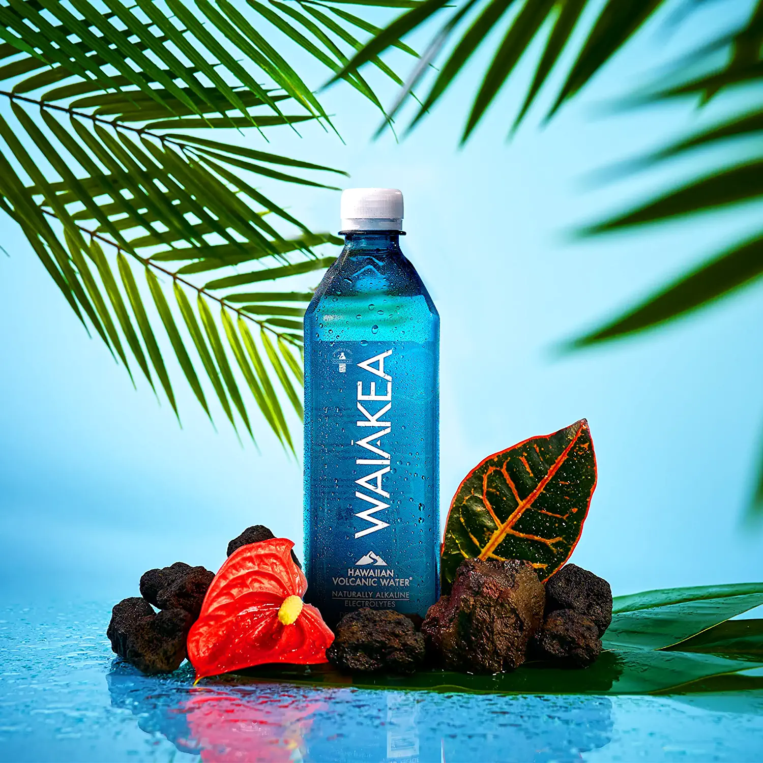 Waiakea Naturally Alkaline Hawaiian Volcanic Water Natural Electrolytes and Minerals. 700mL. 23.7 Fl Oz (Pack of 15)