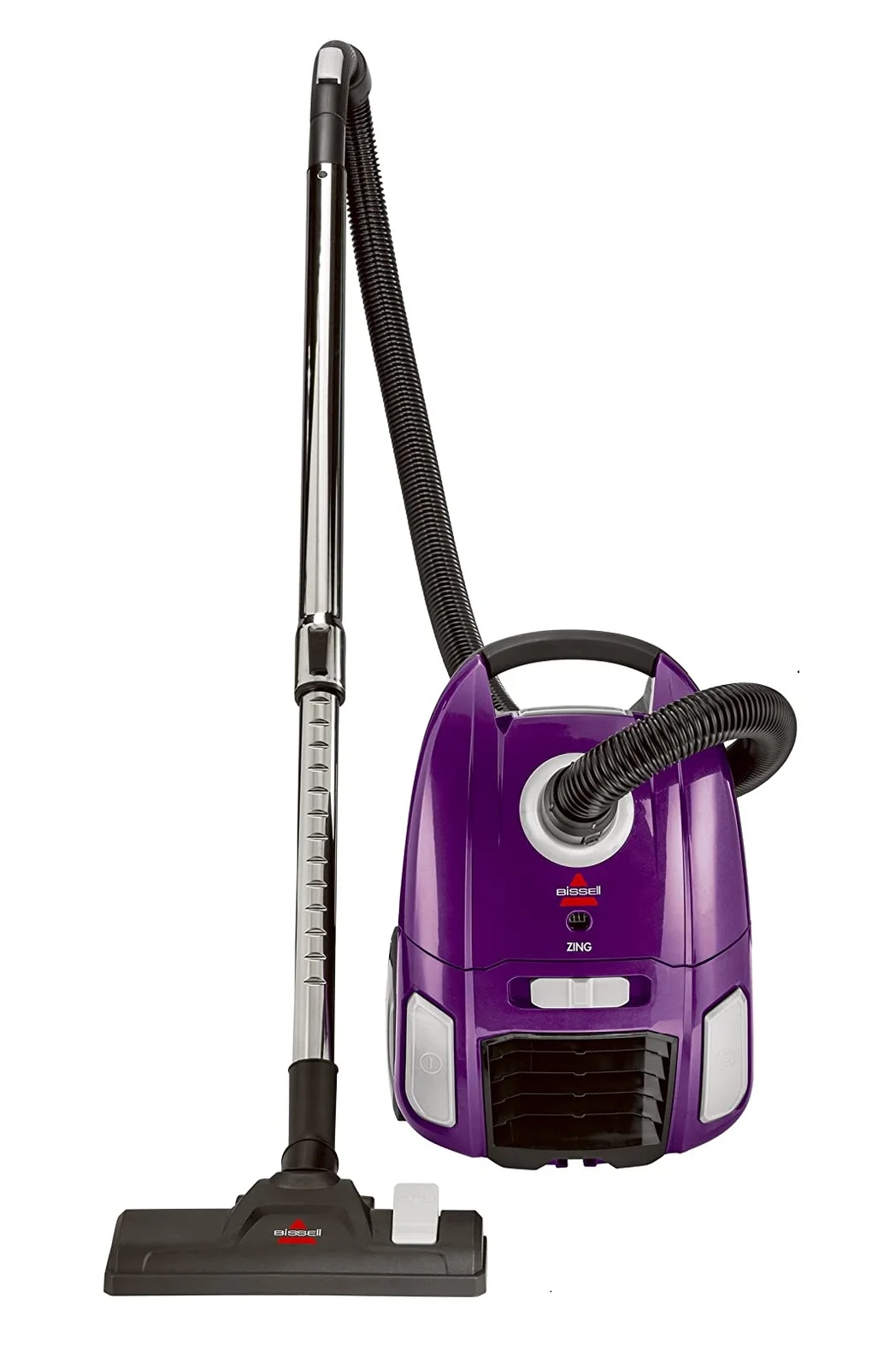 Bissell Zing Bagged Canister Vacuum. Purple