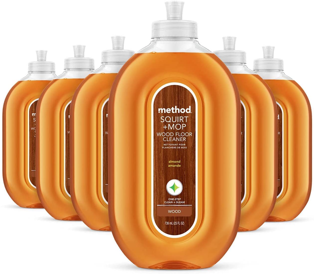 Method Hardwood Floor Cleaner. Easy Squirt + Mop Design Covers Floor. 6 Pack