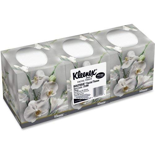 Kleenex Boutique Facial Tissues. 95 Tissues per Box. Pack of 3 Boxes