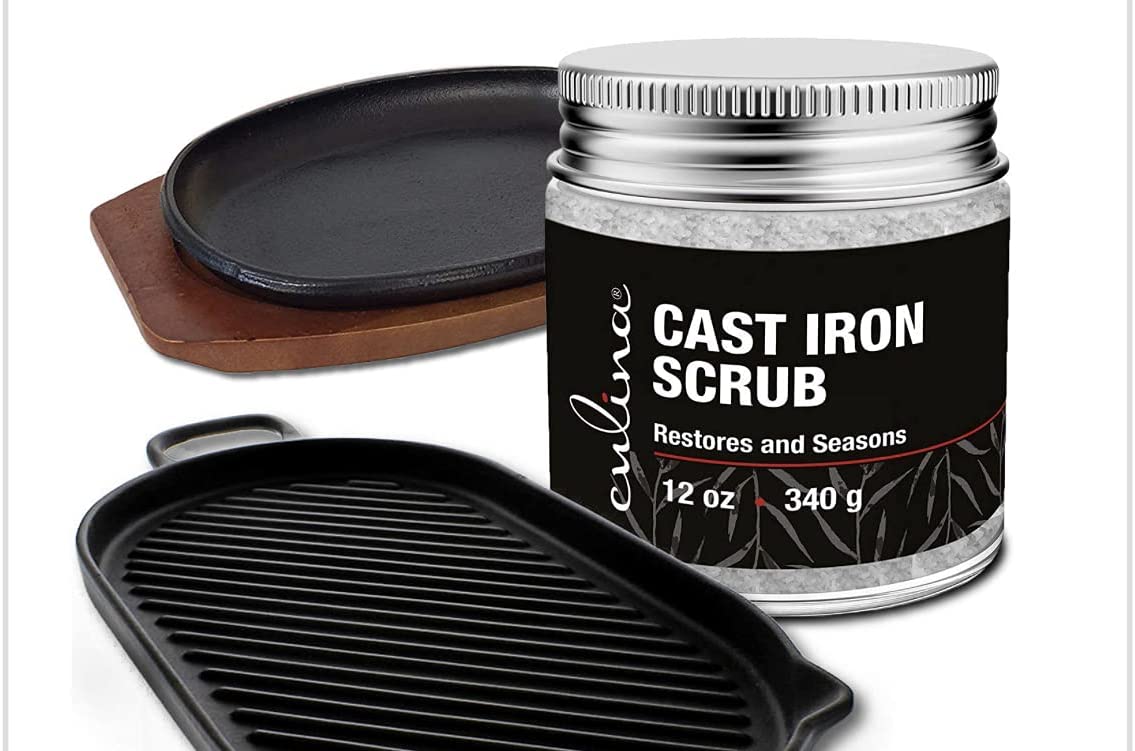 Culina Cast Iron Cleaning & Restoring Scrub Removes Rust 340g