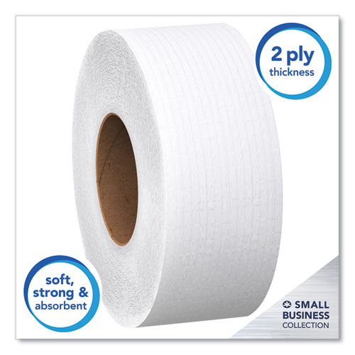 Scott Essential Jrt Jumbo Roll Bathroom Tissue. Septic Safe. 2-Ply. White. 1000 Ft. 4 Rolls/carton | Bundle of 2 Cartons