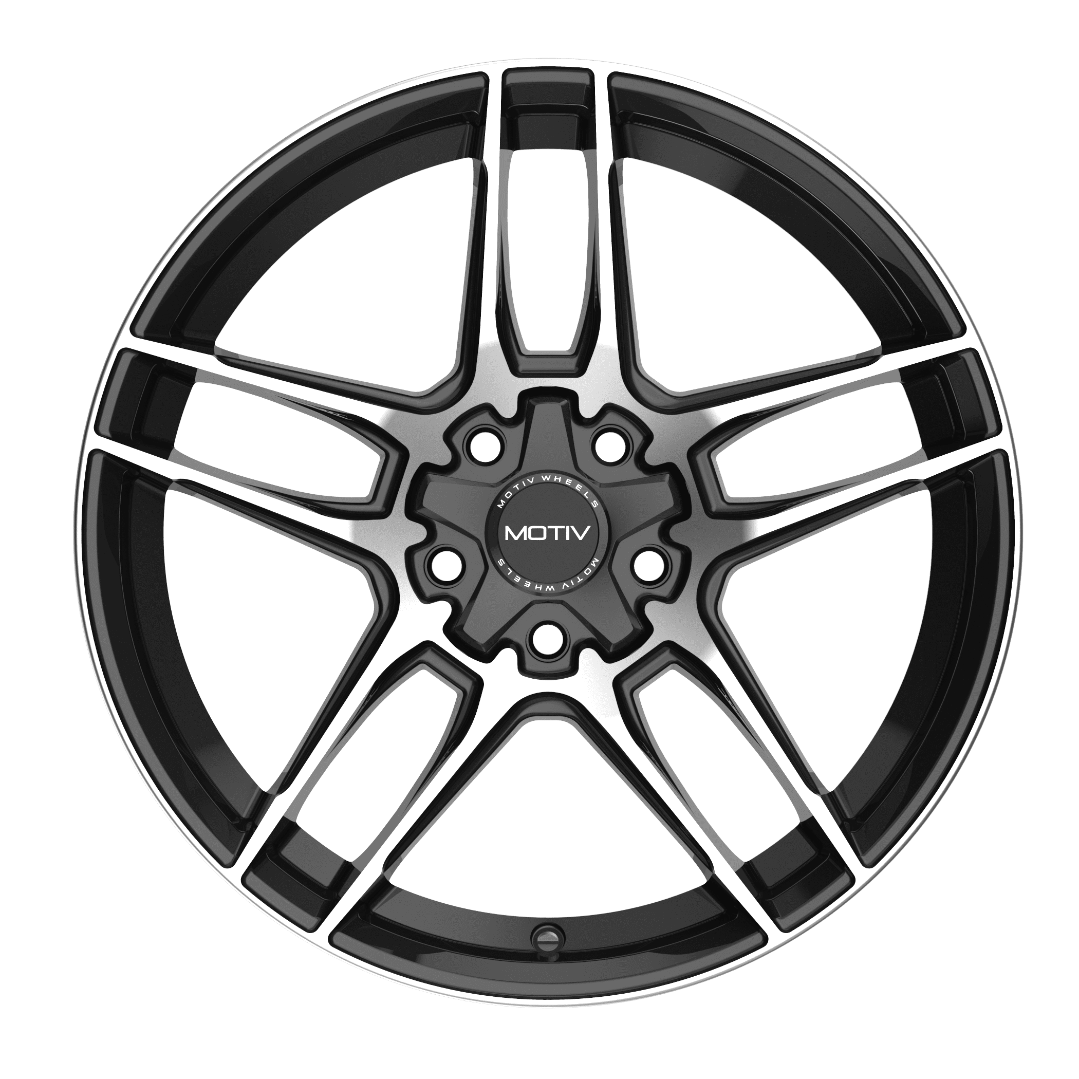 Motiv 19×8.5 5X108 434MB Matic Black Wheel Rim