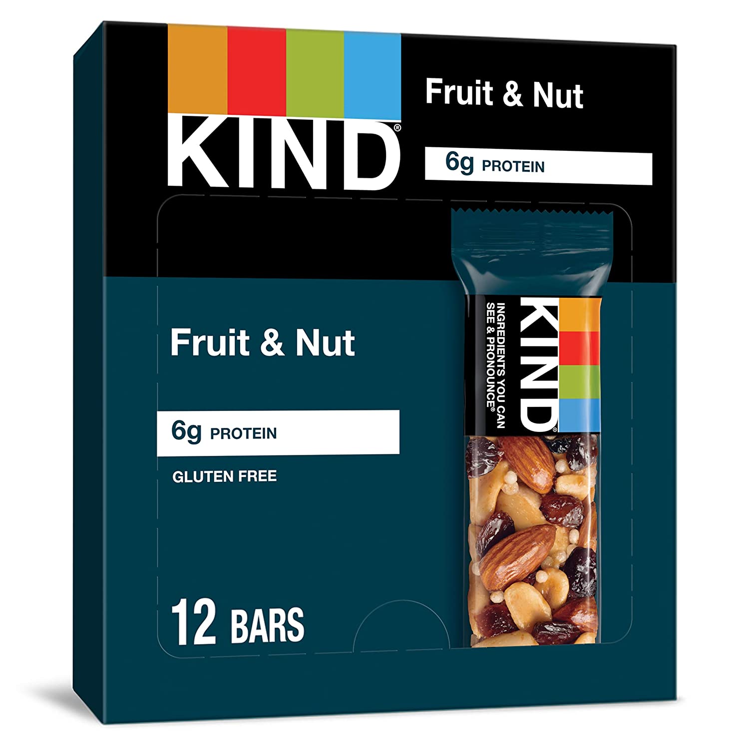 KIND KIND Bars. Fruit & Nut. Fruit & Nut. 12 Count (Pack of 1)