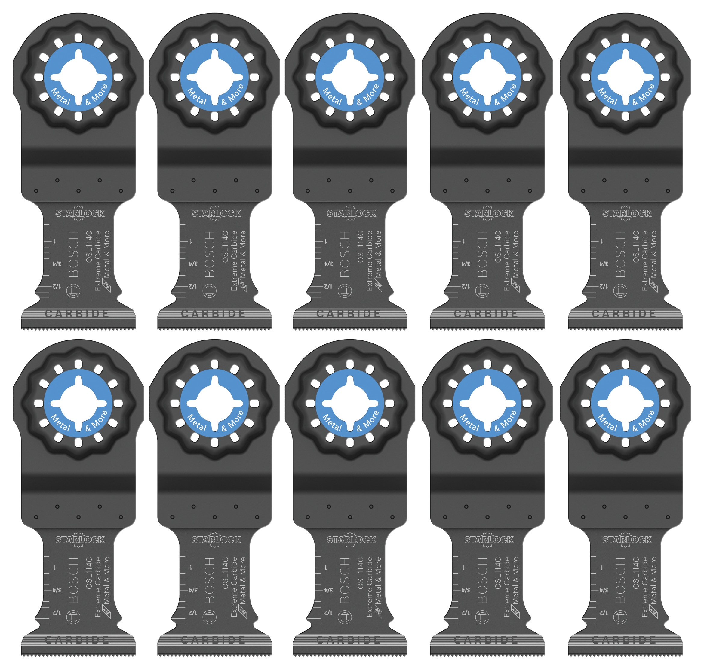 Bosch 10-Pack Carbide Oscillating Tool Blade