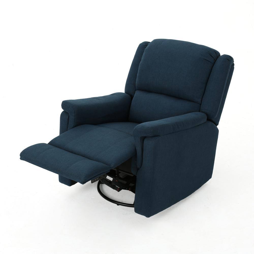 Unbranded  Jennette Navy Blue Tufted Recliner