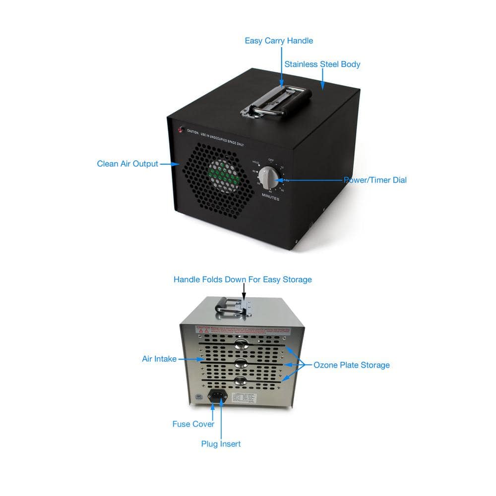 New Comfort f105a Commercial Air Purifier / Ozone Generator with UV