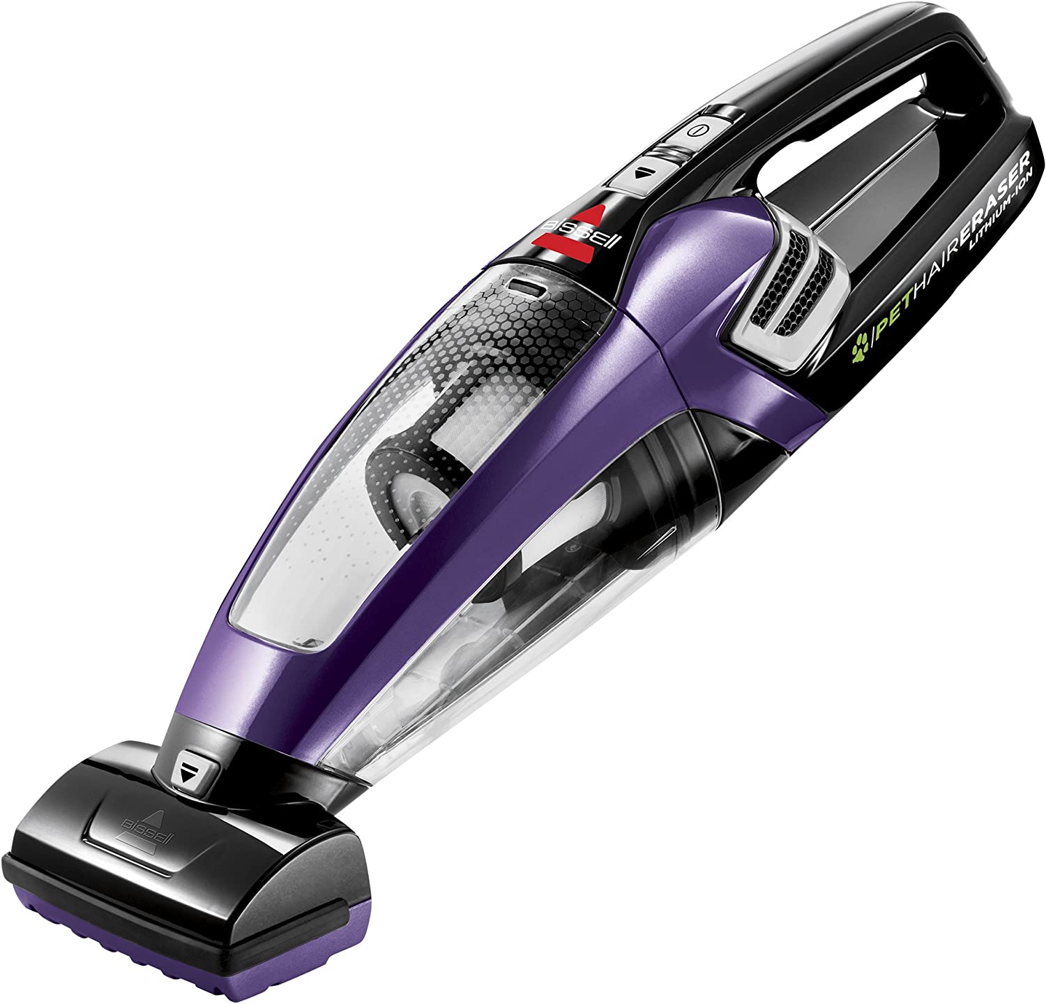 Bissell 2390A Pet Hair Eraser Lithium Ion Cordless Hand Vacuum. Purple