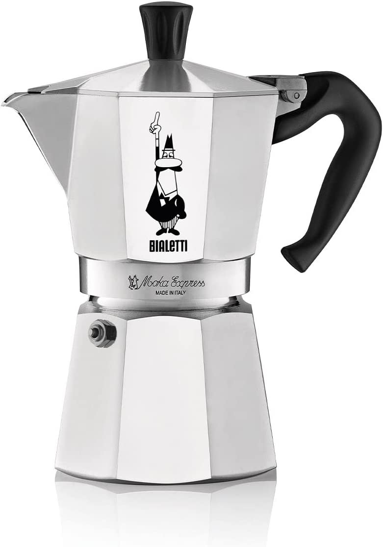 Bialetti Moka Express 6 Cup. 1 EA. silver. 6800