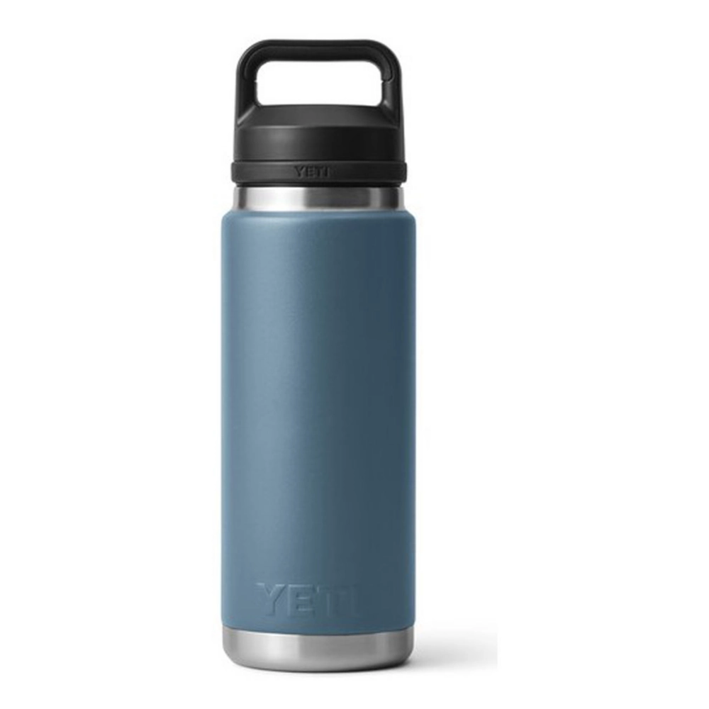 YETI Rambler 26 oz Bottle. Vacuum Insulated. Stainless Steel with Chug Cap. Nordic Blue