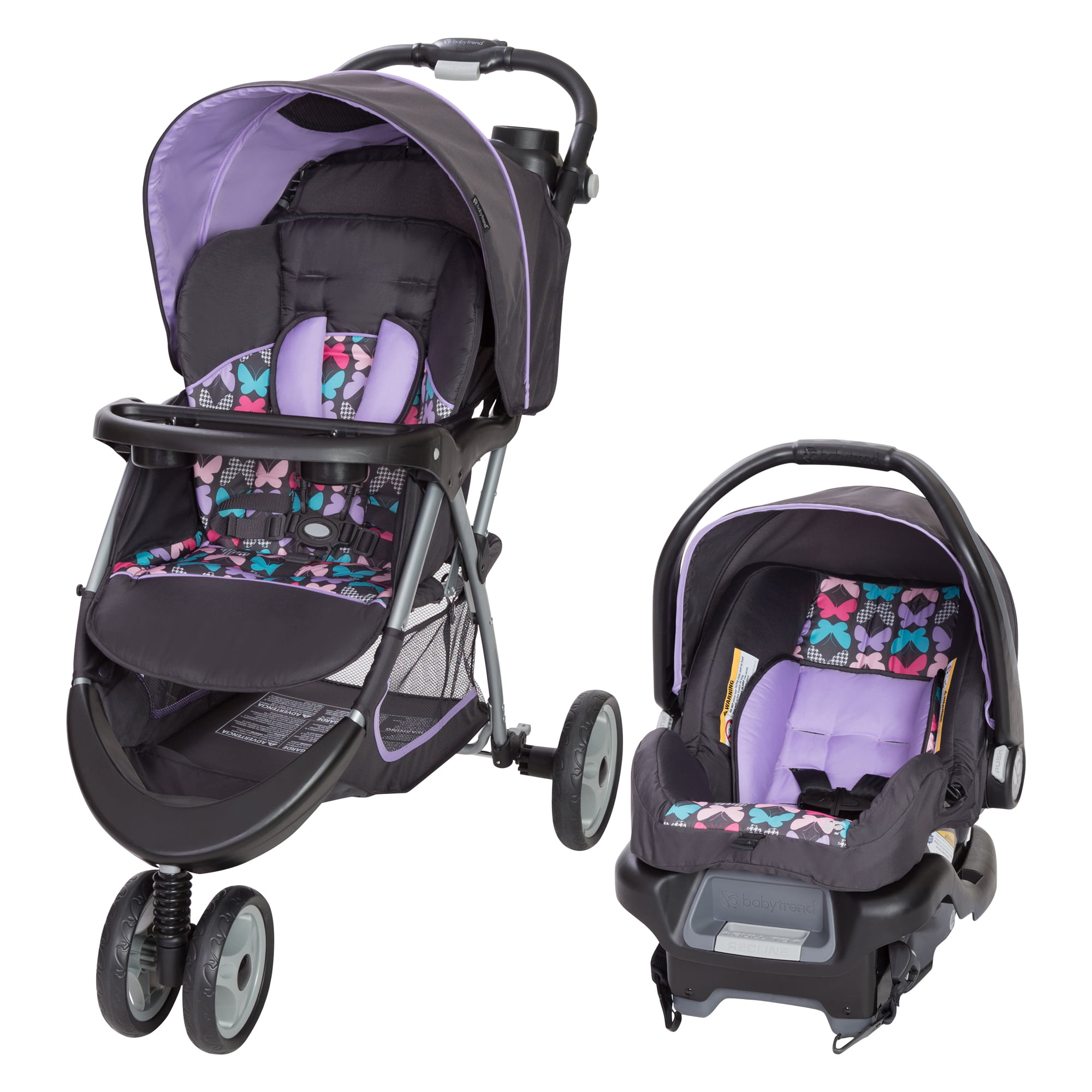 Baby Trend EZ Ride 35 Travel System. Sophia Purple