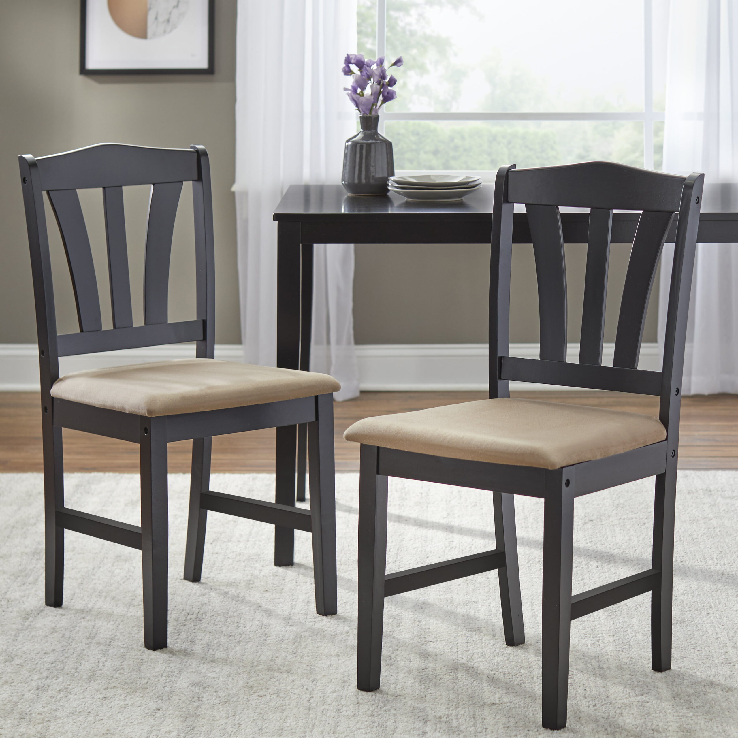TMS Metropolitan 5-Piece Dining Set. Black