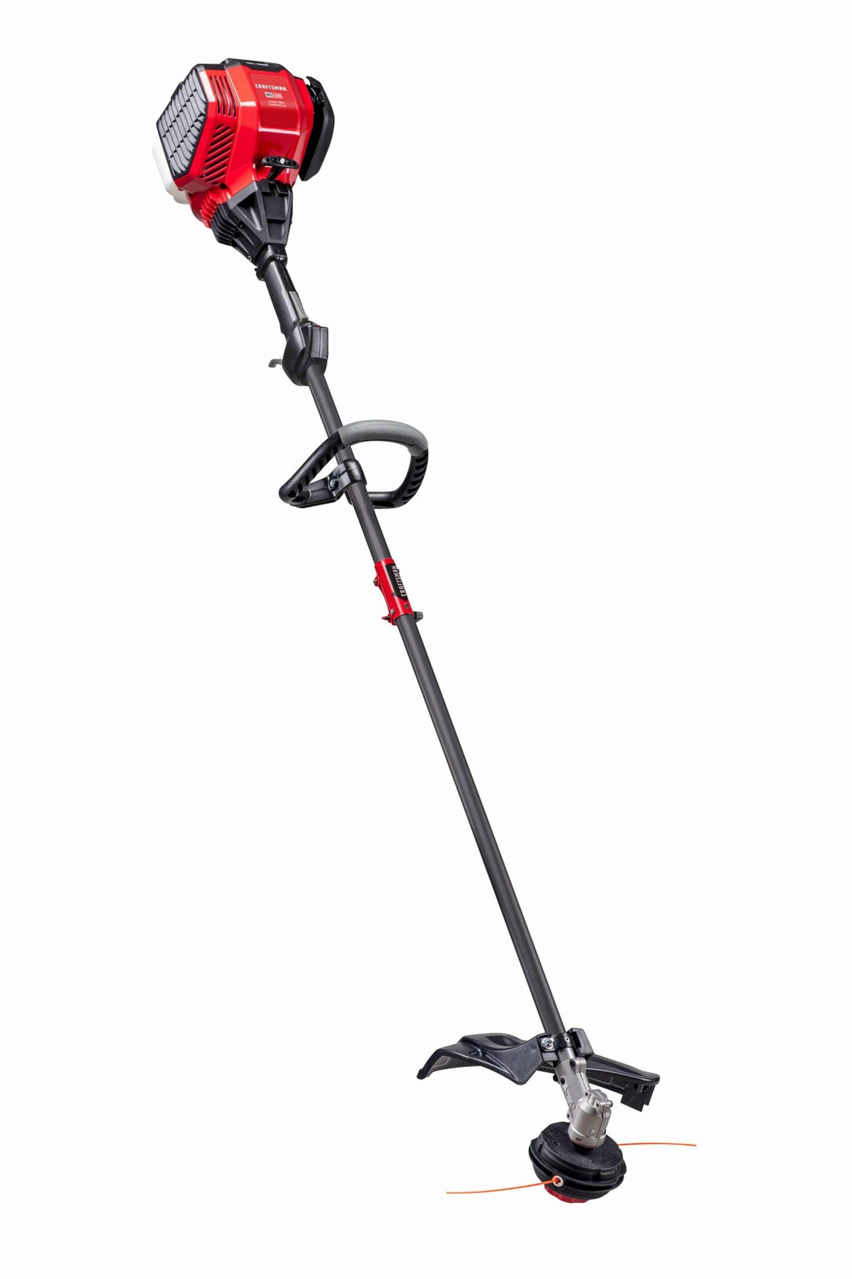 CRAFTSMAN CMXGTAMDSS30 WS4200 30-cc 4-Cycle 17-in Straight Shaft Gas String Trimmer with Attachment Capable and Edger Capable