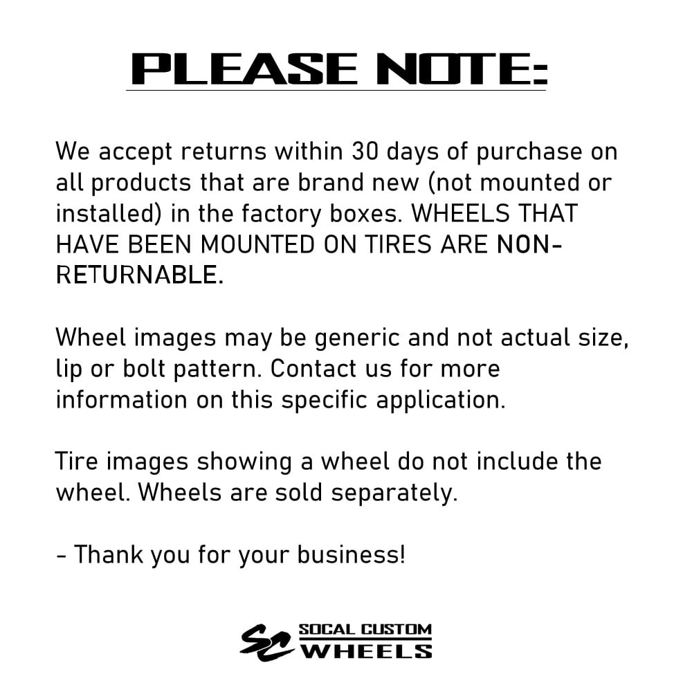 REV Wheels 109MB-5806500 109 Series “Magnum”- 15×8 - 4.5 BS - 5×4.5/5×114.3 -Gloss Black/Machine Lip Finish