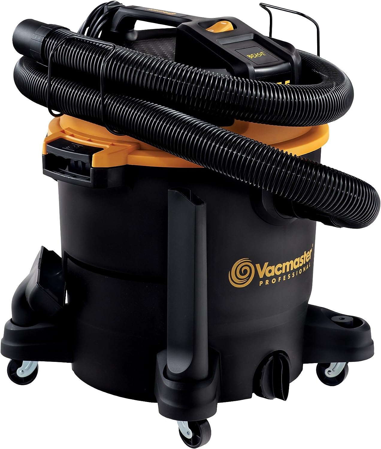 Vacmaster Professional - Professional Wet/Dry Vac. 12 Gallon. Beast Series. 5.5 HP 2-1/2″ Hose (VJH1211PF0201) . Black