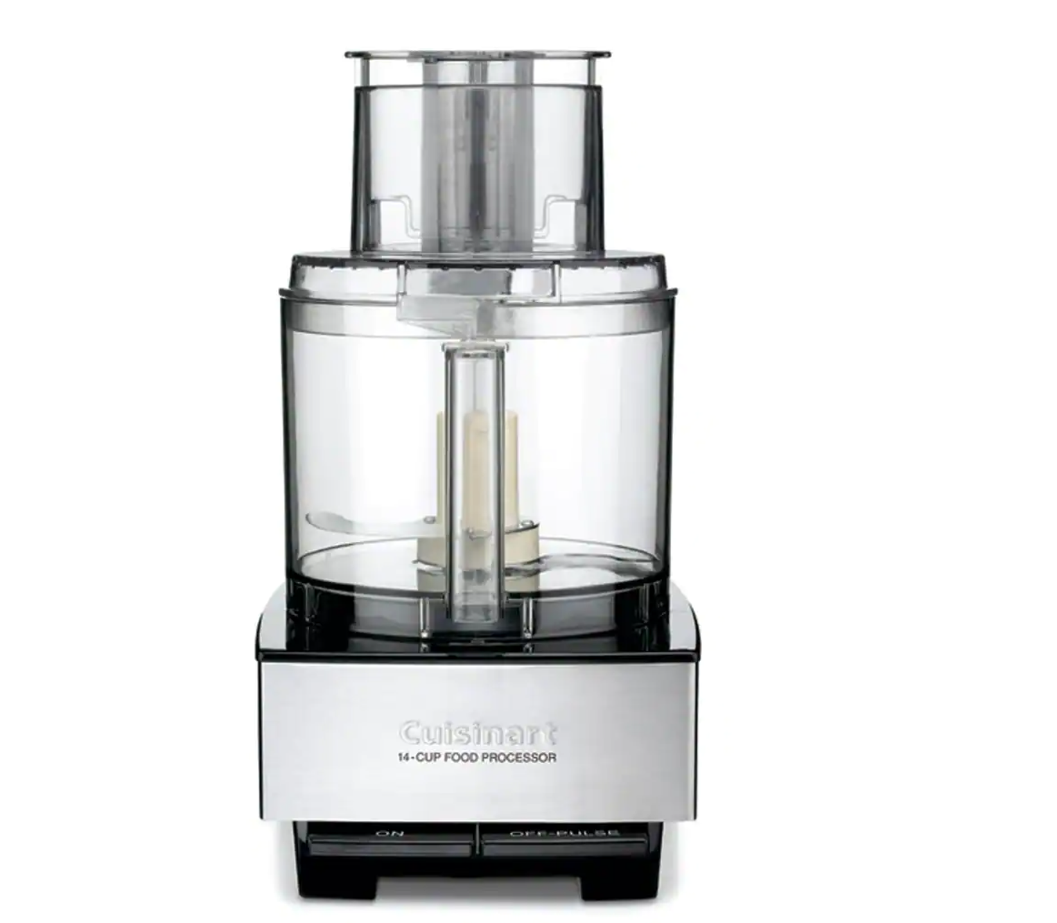 Custom 14-Cup 2-Speed Brushed Stainless Steel Food Processor with Pulse Control