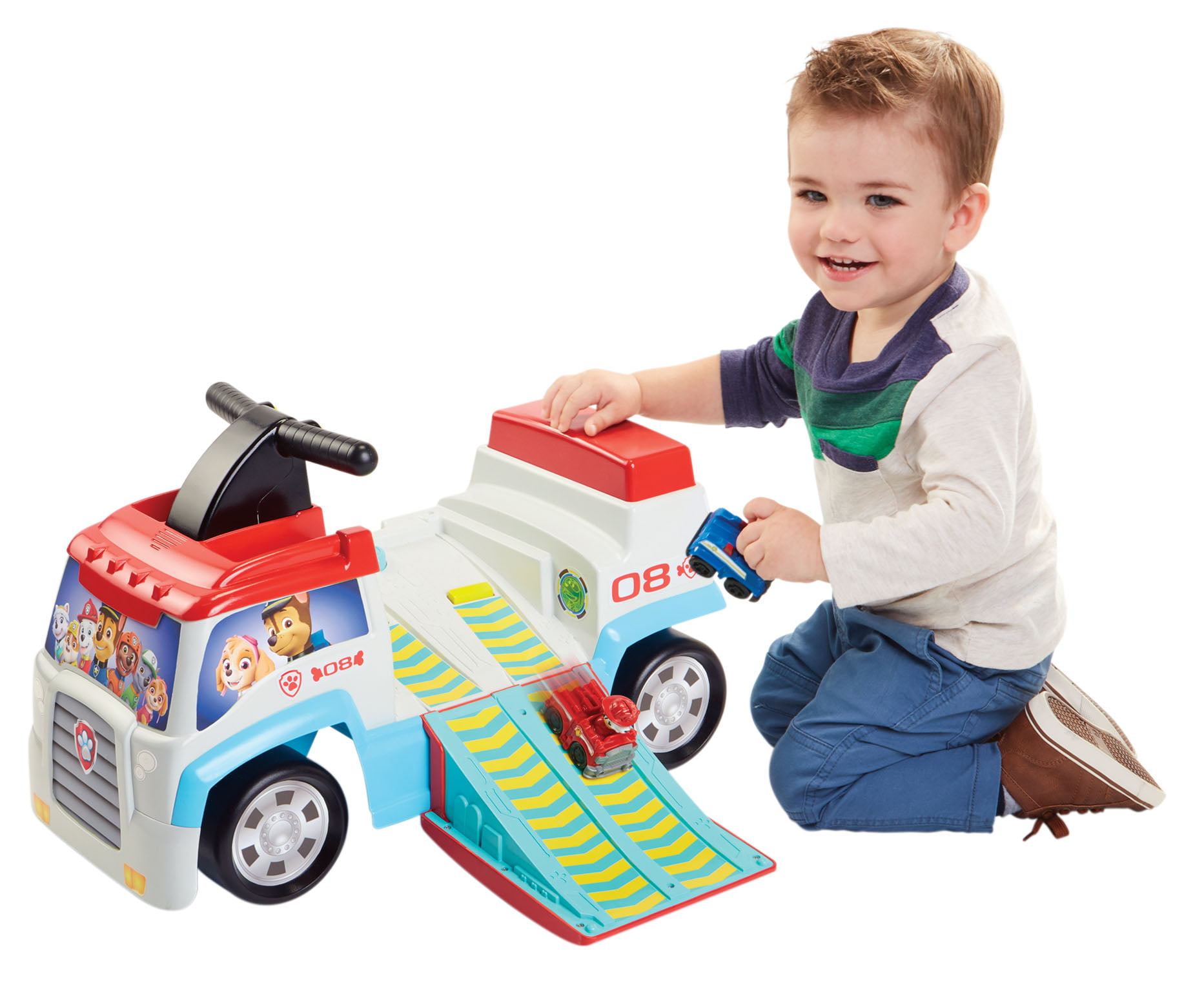 PAW Patrol Patroller Ride-On Includes Chase and Marshall Mini Vehicles