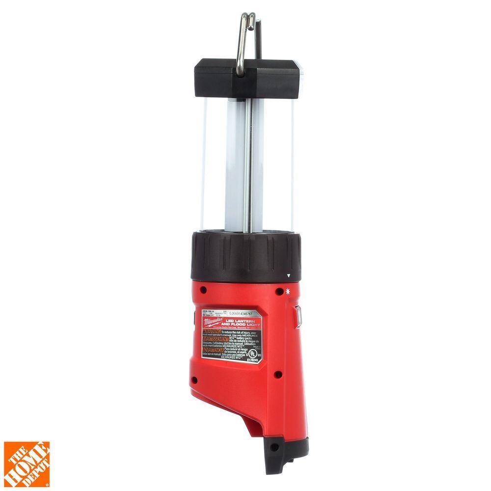 Milwaukee 2362-20-48-11-2420 M12 12-Volt Lithium-Ion Cordless 400-Lumen LED Lantern/Flood Light with M12 2.0Ah Battery