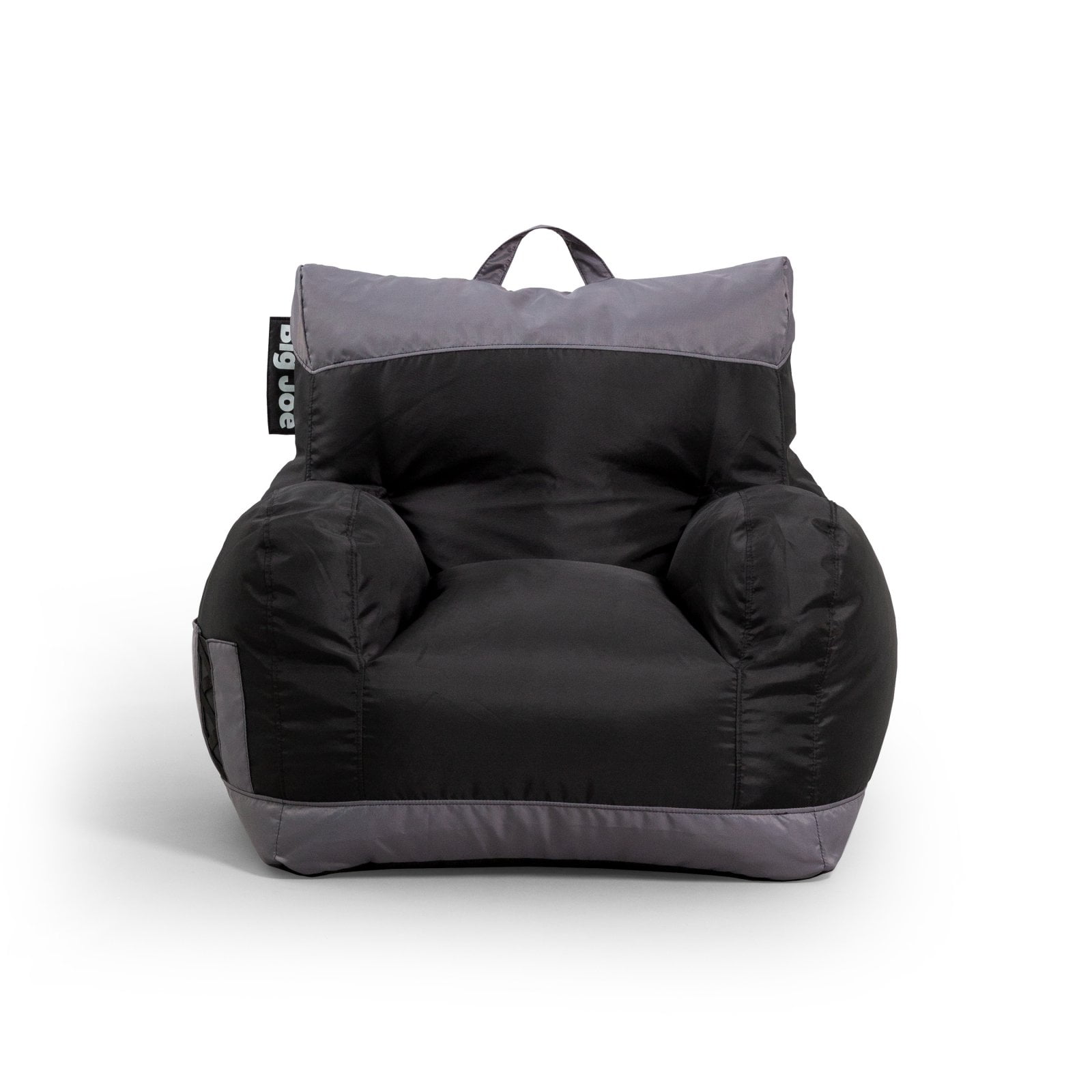 Big Joe Dorm Bean Bag Chair. Kids/Teens. Smartmax 3ft. Two Tone Black