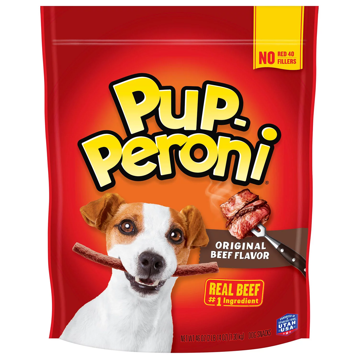 Pup-Peroni Dog Snacks Original Beef Flavor. 46 oz 2.9 Pound (Pack of 1)