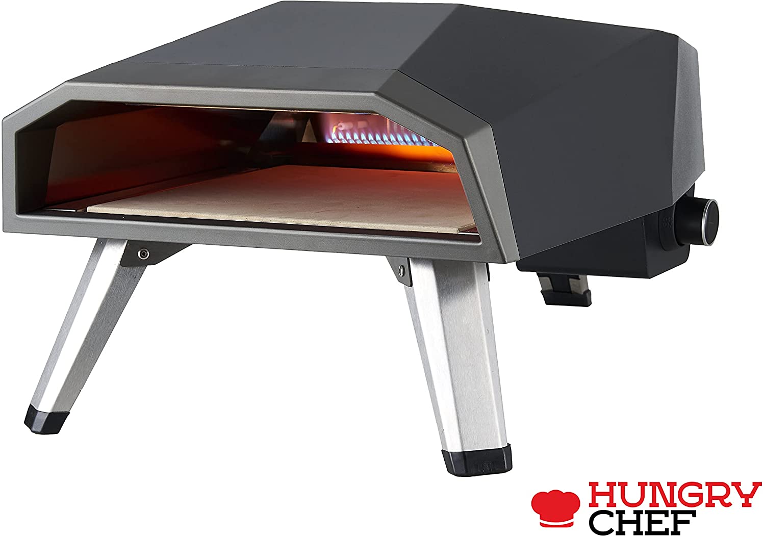 Hungry Chef Outdoor Gas Pizza Oven. Pizza Peel. Baking Stone Set