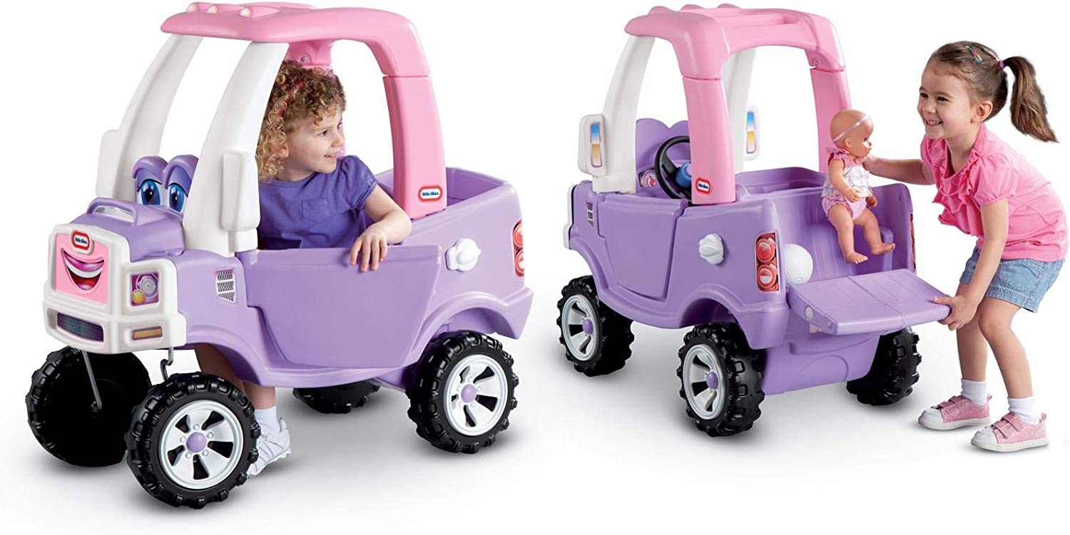 Little Tikes Princess Cozy Truck Ride-On. Pink Truck. 90cm x 45cm x 89cm