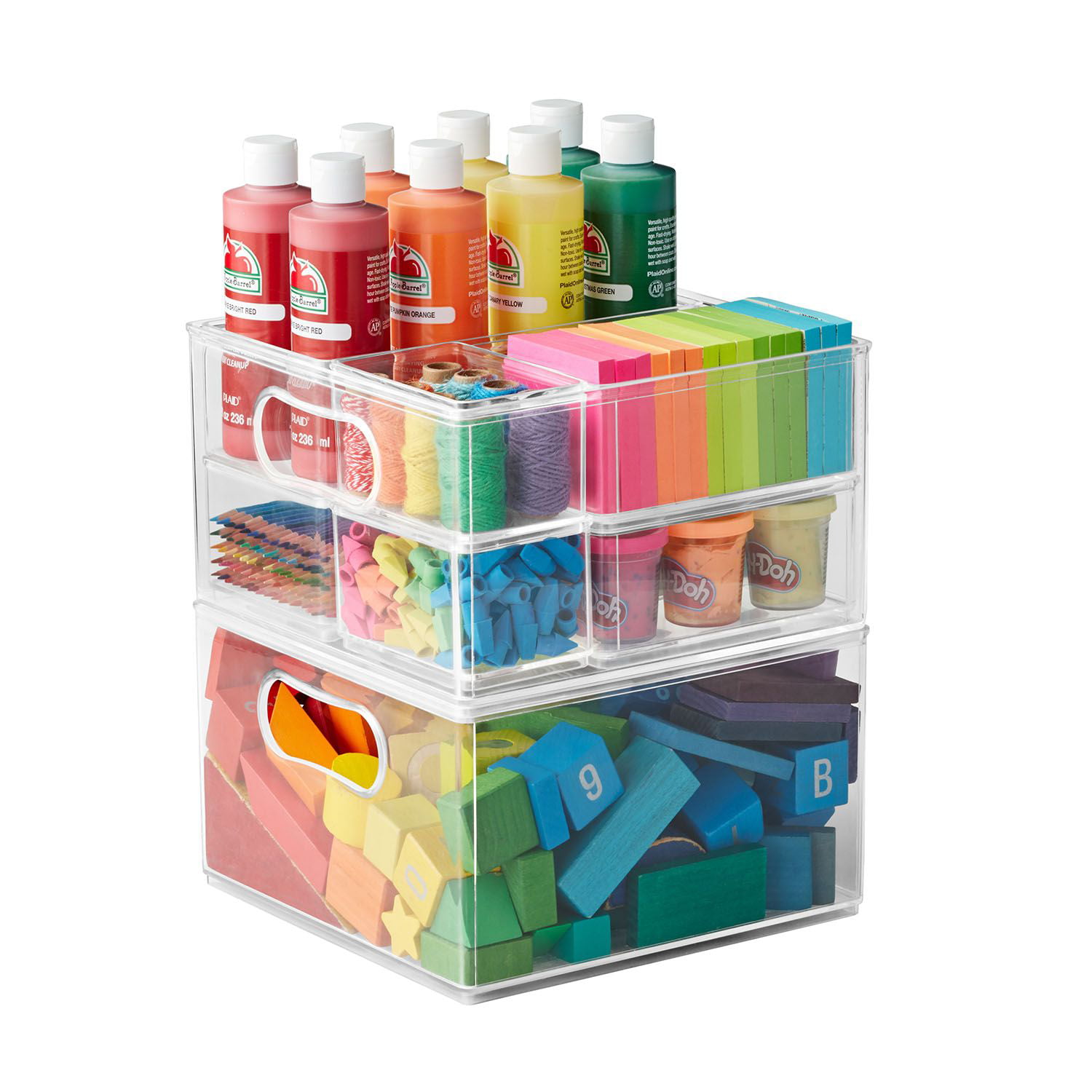 The Home Edit 8 Piece Multipurpose Edit. Plastic Modular Storage Organizing System