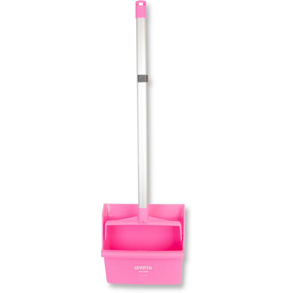 CFS Brands 361410EC26 Sparta 30 in. Pink Polypropylene Upright Dust Pan (6-Pack)