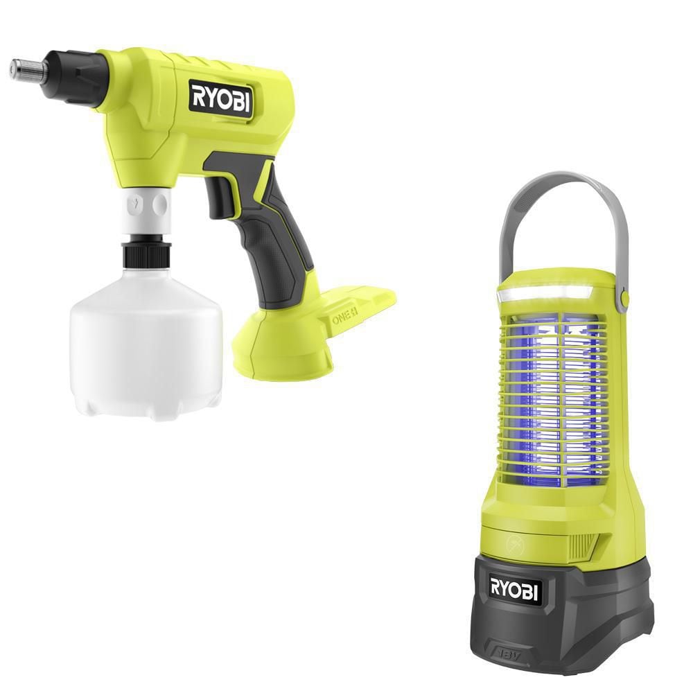 RYOBI P28140-BZ ONE+ 18-Volt Cordless Battery 0.5L Compact Sprayer and Cordless Bug Zapper (Tool Only)