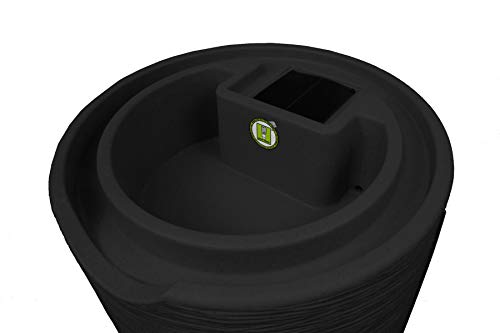 Good Ideas Impressions Stone 50 Gallon Rain Saver - Black